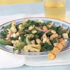 Navy Bean, Artichoke and Feta Casserole