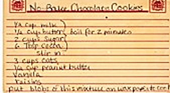No Bake Chocolate Cookies
