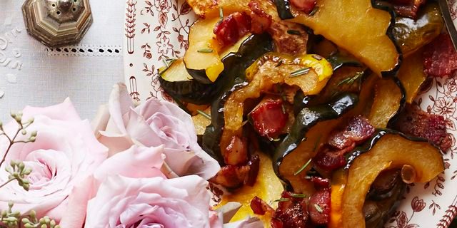 Roasted Acorn Squash with Maple Glaze