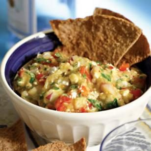 Roasted Eggplant and Feta Dip
